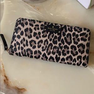 Kate Spade Leopard Print Wallet